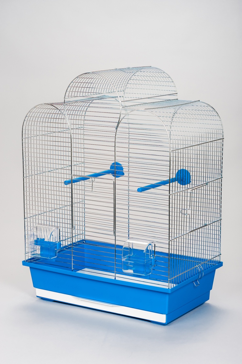 Клетка InterZoo  P-006 IZA I ZINC (450х280х615мм), для птиц, прут цинк