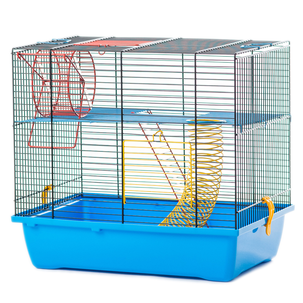 Клетка InterZoo  G-042 GINO I + EQUIPMENT (420х290х380мм), для грызунов