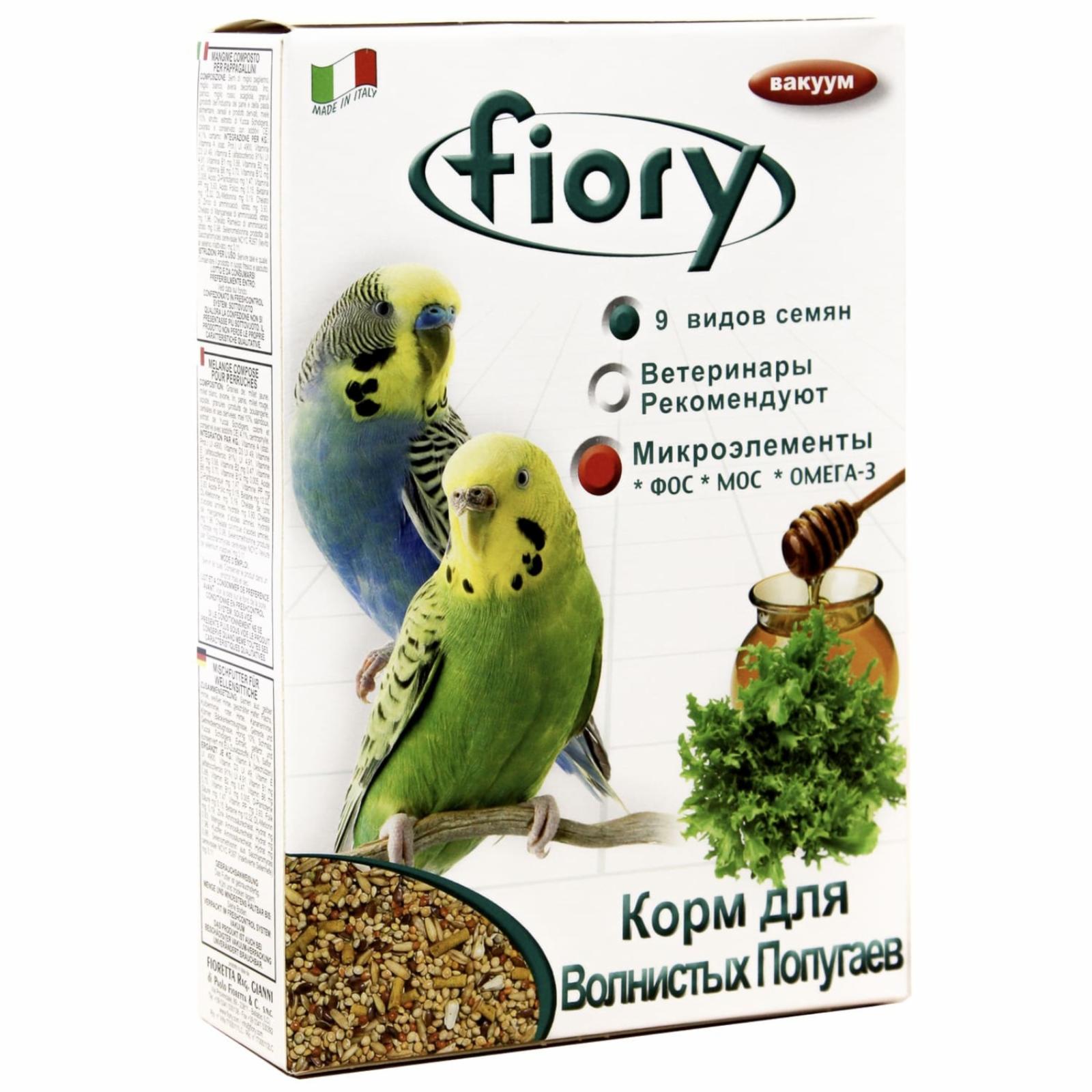 Fiory Корм FIORY для волнистых попугаев ‘Pappagallini’ 6019 0.400 кг 58660