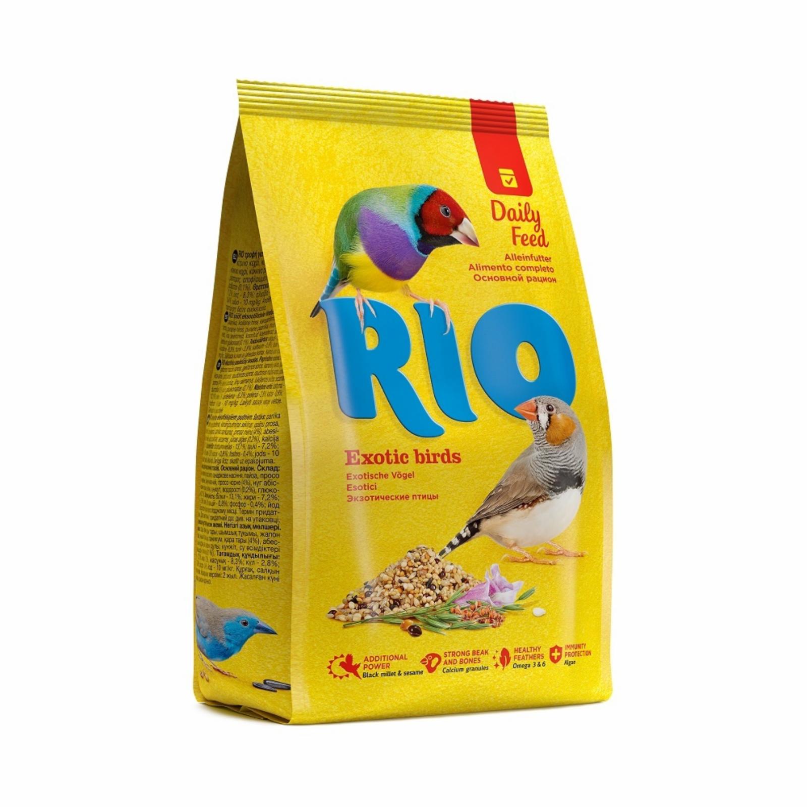 Рио Для экзотических птиц (амадины и т.п.) 0.500 кг 40116