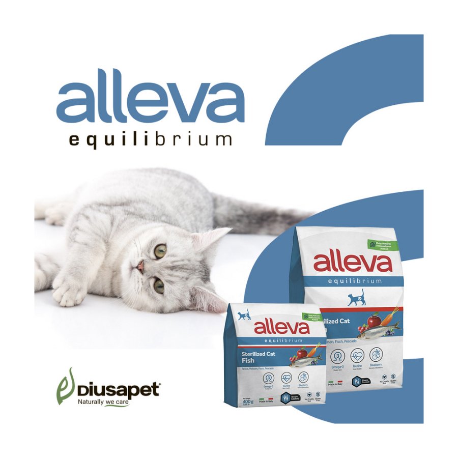 ALLEVA EQUILIBRIUM CAT для кошек Sterilized Fish / кастрированных котов и стерилизованных кошек с рыбой 0,4 кг 1080 НОВИНКА, , 26001001249