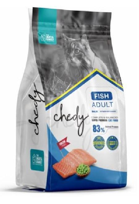 Chedy Сухой корм для взрослых кошек рыба Adult 106.3143 10,000 кг 62200