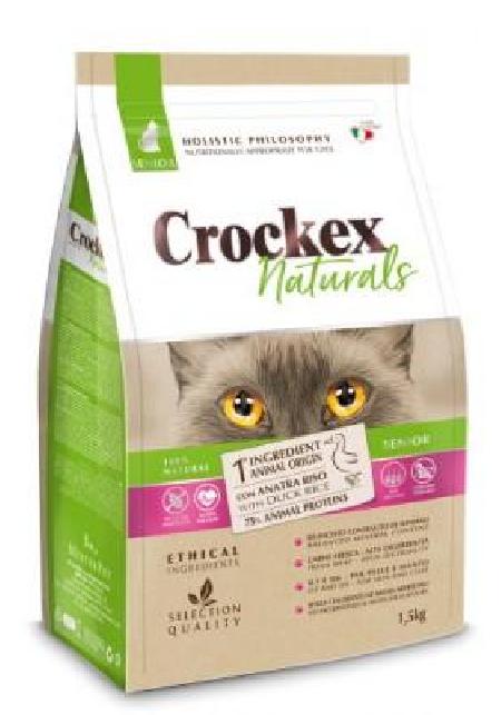 CROCKEX Wellness ADULT Сухой корм для взрослых кошек утка с рисом 1,5 кг, 83025, 2001001467
