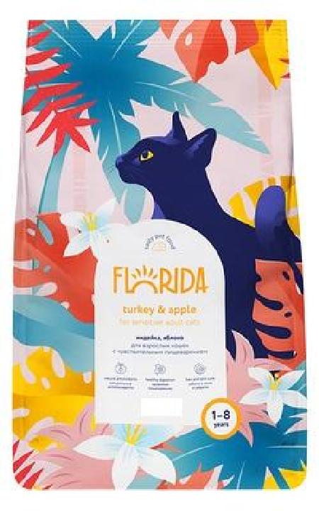 FLORIDA Сухой корм для котят с индейкой и клюквой 3+1 4,000 кг 53973