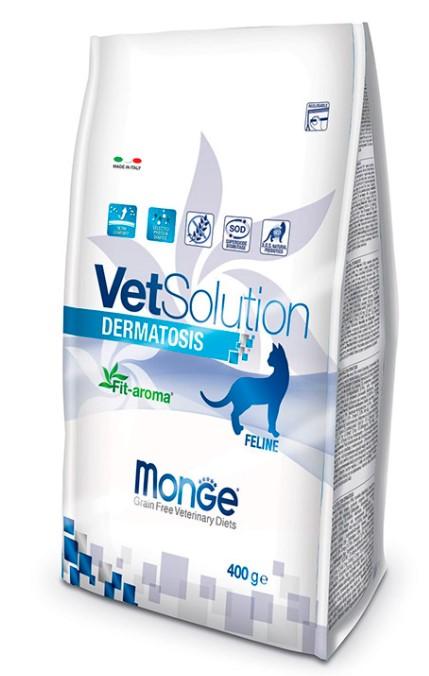 Monge VetSolution Cat Dermatosis диета для кошек Дерматозис  400 г 