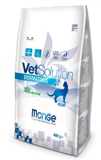 Monge VetSolution Cat Dermatosis диета для кошек Дерматозис  400 г 