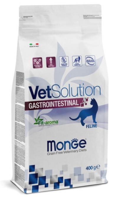 Monge VetSolution Cat Gastrointestinal диета для кошек Интестинал  400 г