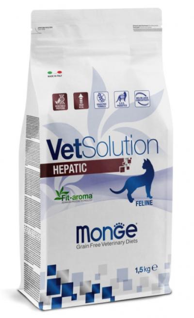 Monge VetSolution Cat Hepatic диета для кошек Гепатик 1,5 кг