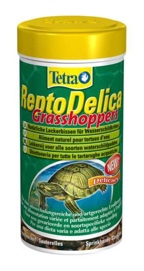 Tetra (корма) Натуральное лакомство для водных черепах кузнечики Tetra ReptoDelica Grasshopers 193901 0.028 кг 44837