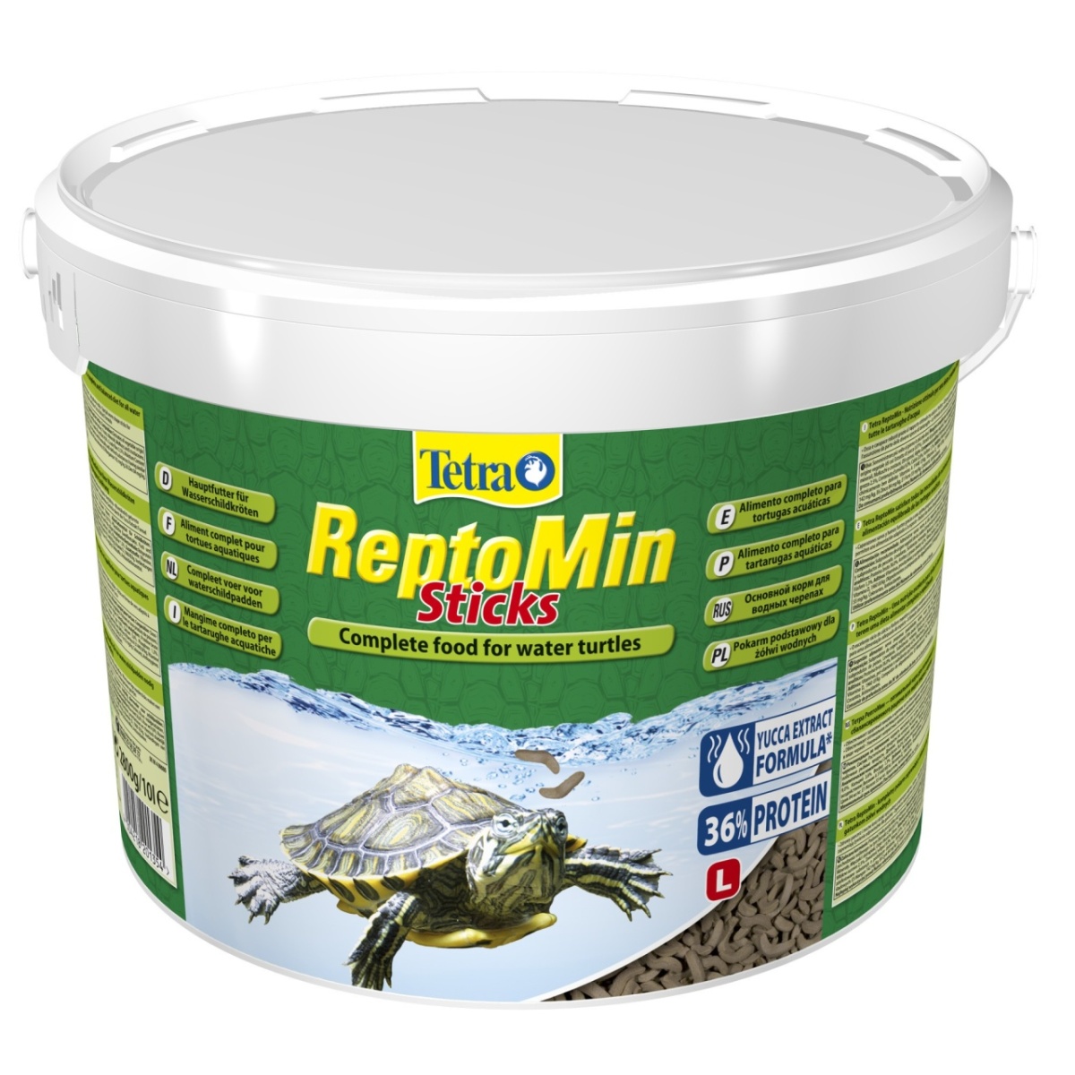 Корм для водных черепах Tetra ReptoMin Sticks 10 л, палочки