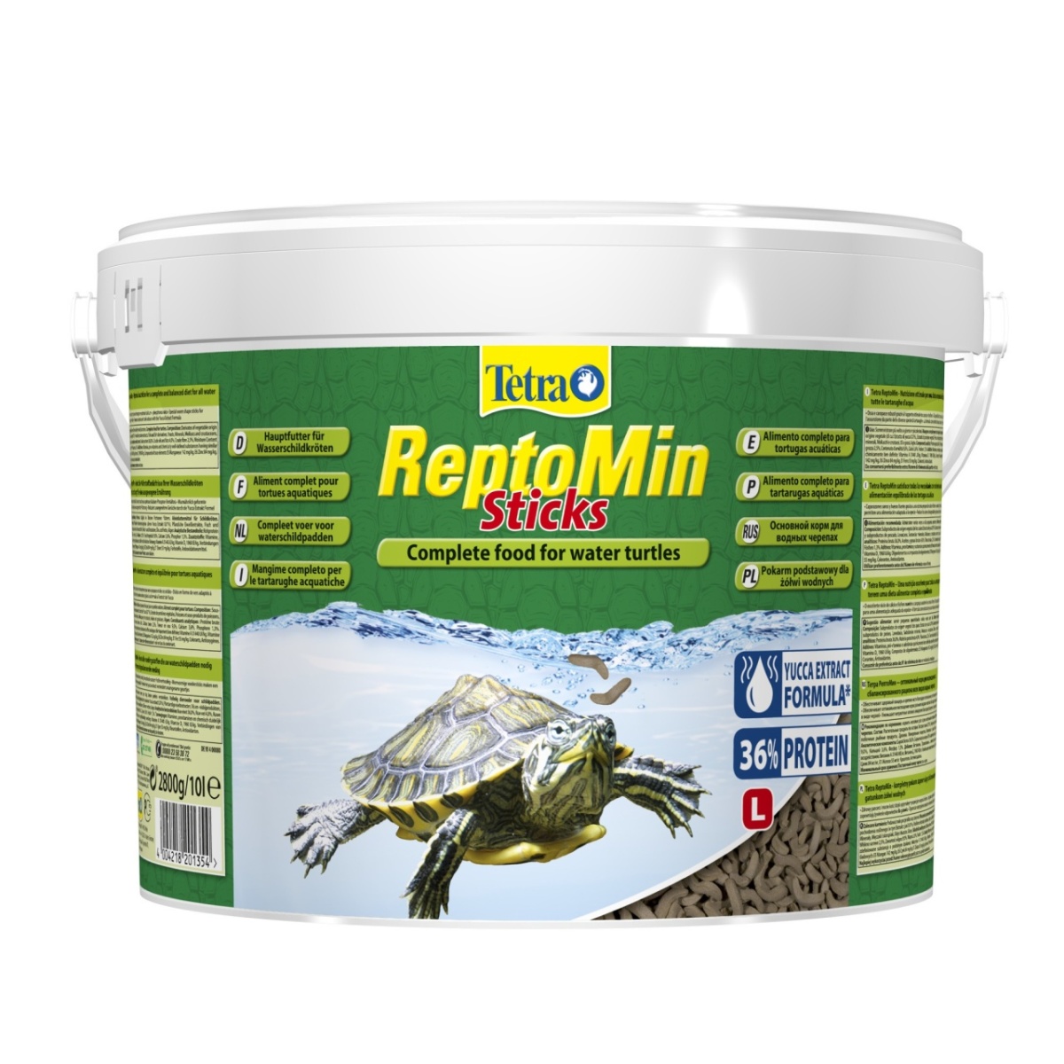 Корм для водных черепах Tetra ReptoMin Sticks 10 л, палочки
