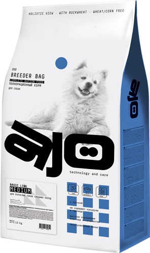Айо 60419 Breeder Medium Adult сух.длЯ собак средних пород с гречкой 12кг, 94290