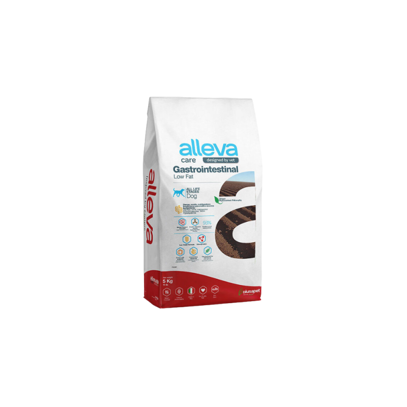 0352 Диуса Пет Корм Аллева Кэр для собак Гастроинтестинал 5 кг  Alleva Care Dog Gastrointestinal Low Fat 5 Kg, 00-00000800, 90001001248