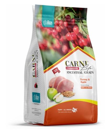 CARNI LIFE Light Сухой корм для собак контроль веса индейка с яблоком и клюквой 2.5кг 