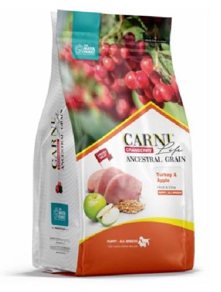 CARNI LIFE Light Сухой корм для собак контроль веса индейка с яблоком и клюквой 12 кг 