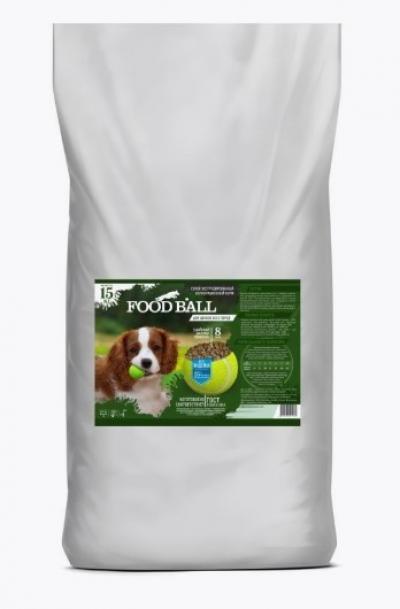 FOOD BALL Сухой корм для щенков всех пород Мясной Микс 15кг, 26959 