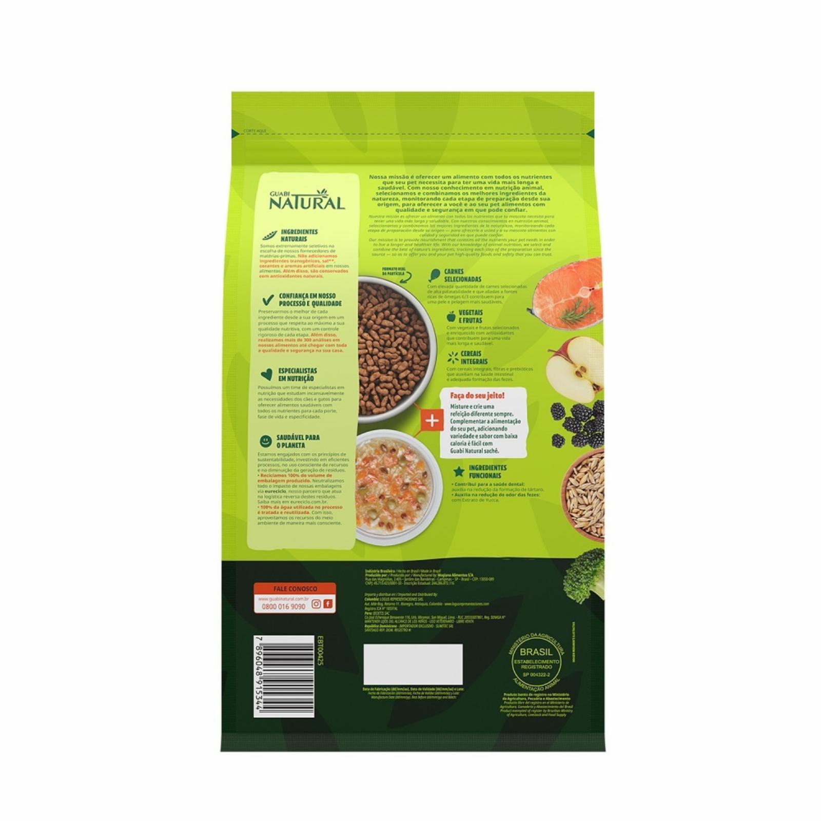 Guabi Natural Сухой корм для взрослых собак мелких пород с лососем и ячменем 915344 2,500 кг 62459, 66001001004