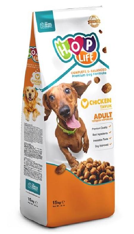 Hop Life Сухой корм для взрослых собак с курицей Adult 106.1404 15 кг 62147
