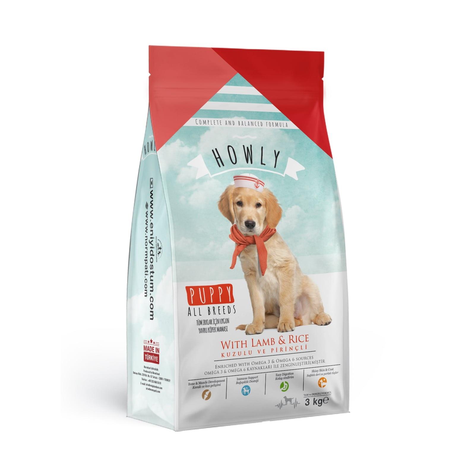 Howly HOWLY для щенков всех пород с ягненком и рисом  15  кг HW1PK015 15.000 кг 62734, 1001001551