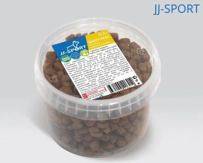 JJ-SPORT Сухой корм Шорт-трек для взрослых собак всех пород с индейкой 0,2 кг крупная гранула, 2120410