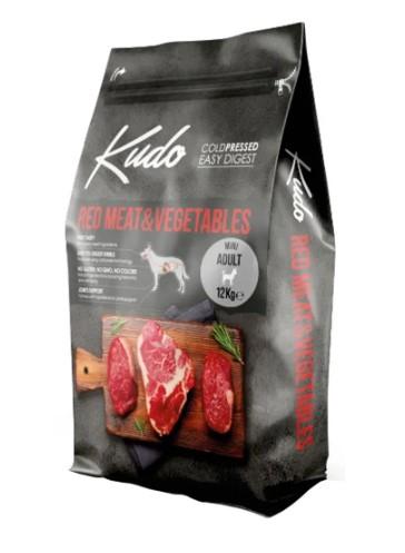 KUDO RED MEAT & VEGETABLES MINI ADULT Сухой корм для собак мелких пород Говядина и овощи 12 кг