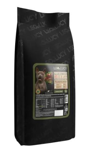  [30574] сух. LEO&LUCY холистик 12 кг. для собак средних пород с ягненком травами и биодобавками 12 кг, 30574 