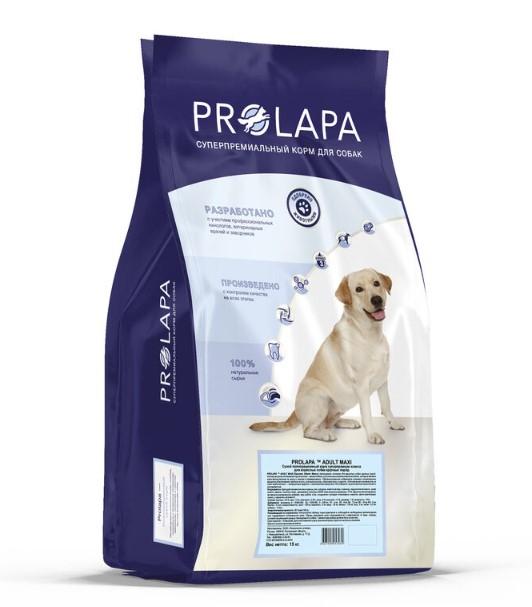 Prolapa Adult Maxi Полнорационный корм для взрослых собак крупных пород, 15 кг