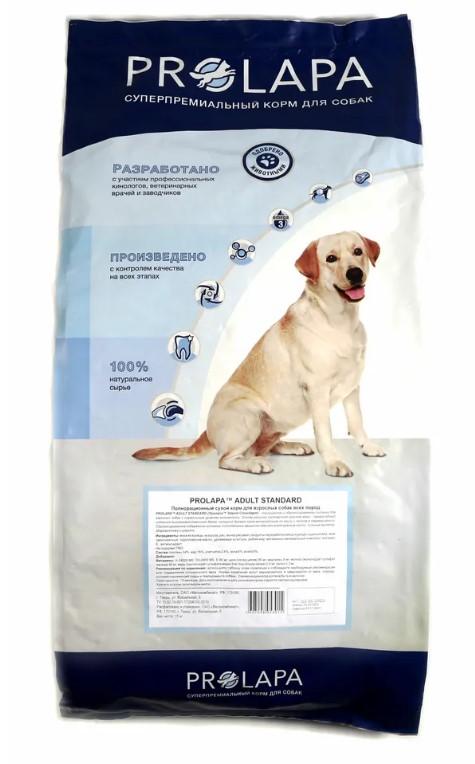 Prolapa Adult Standard Сухой  полнорационный корм для взрослых собак всех пород с курицей, 15 кг 82800, 8001001094
