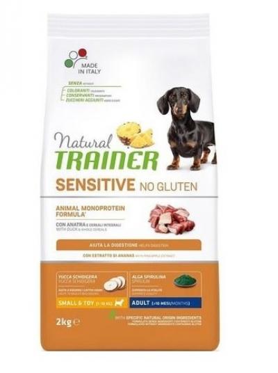 Natural Trainer Сухой корм для взрослых собак малых пород без глютена с уткой 010252384 2,000 кг 43779