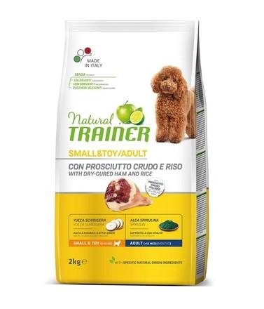 Natural Trainer Сухой корм для взрослых собак малых пород сыровяленая ветчинарис 010006617 2 кг 60316