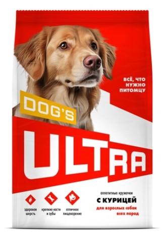 ULTRA Полнорационный сухой корм для взроcлых собак всех пород  с курицей 12,000 кг 64454