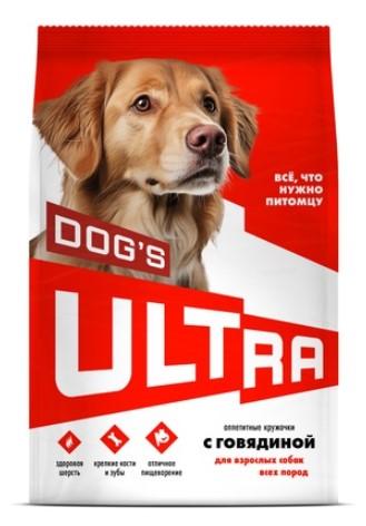 ULTRA Полнорационный сухой корм для взроcлых собак всех пород с говядиной 12,000 кг 64457