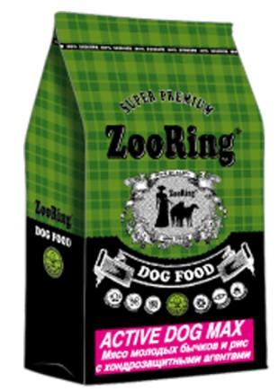  [34229] Корм ZooRing для собак Active Dog Max Мясо молодых бычков 10 кг, 34229 , 27001001535