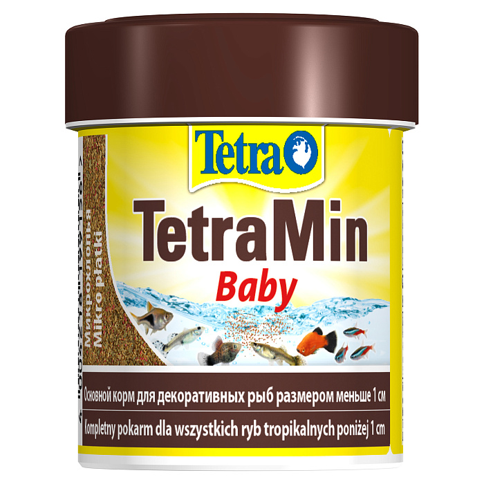 TetraMin Baby корм для мальков до 1 см мелкая крупа 66 мл, 199156