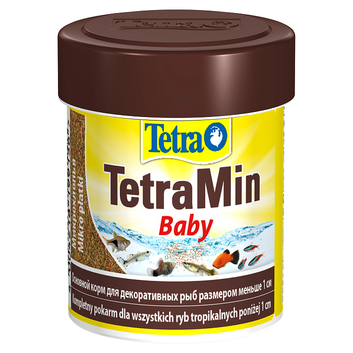 TetraMin Baby корм для мальков до 1 см мелкая крупа 66 мл, 199156