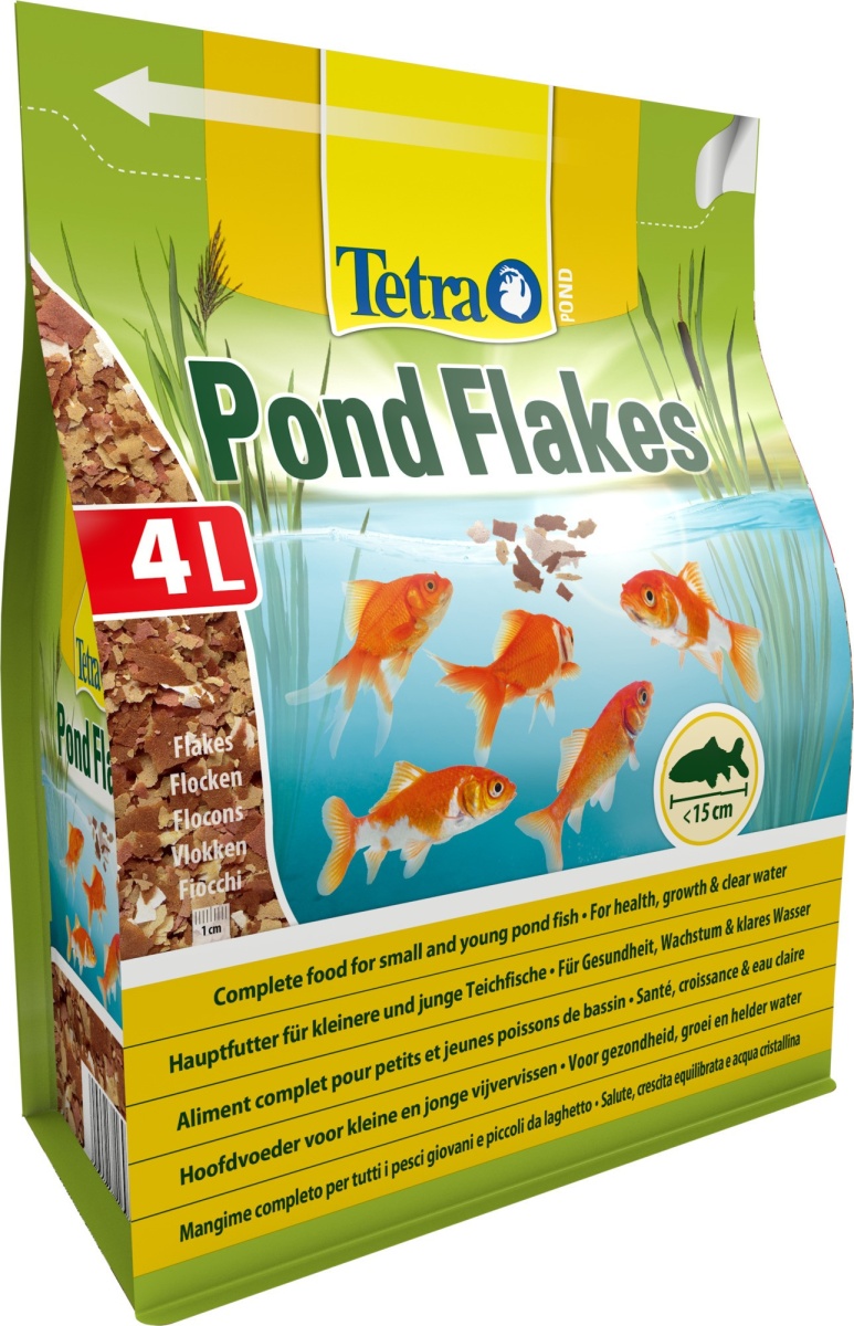 Корм для прудовых рыб Tetra Pond Flakes 4 л хлопья, 169784