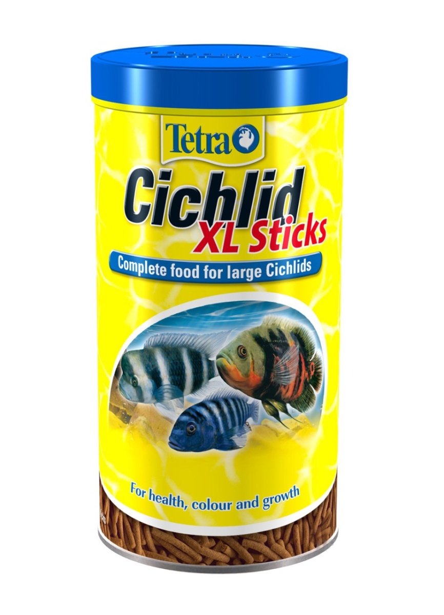 Tetra (корма) Корм для цихлид и крупных декоративных рыб, палочки Cichlid Sticks  XL 1 L 747371, 0,32 кг 
