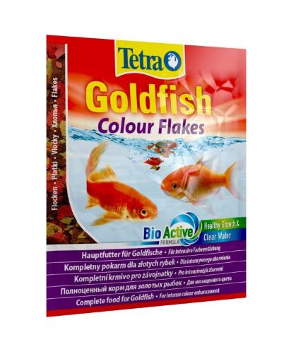 Tetra (корма) Корм для золотых рыбок для усиления естественной окраски хлопья Tetra Goldfish Colour Flakes 183704 0,012 кг 44887