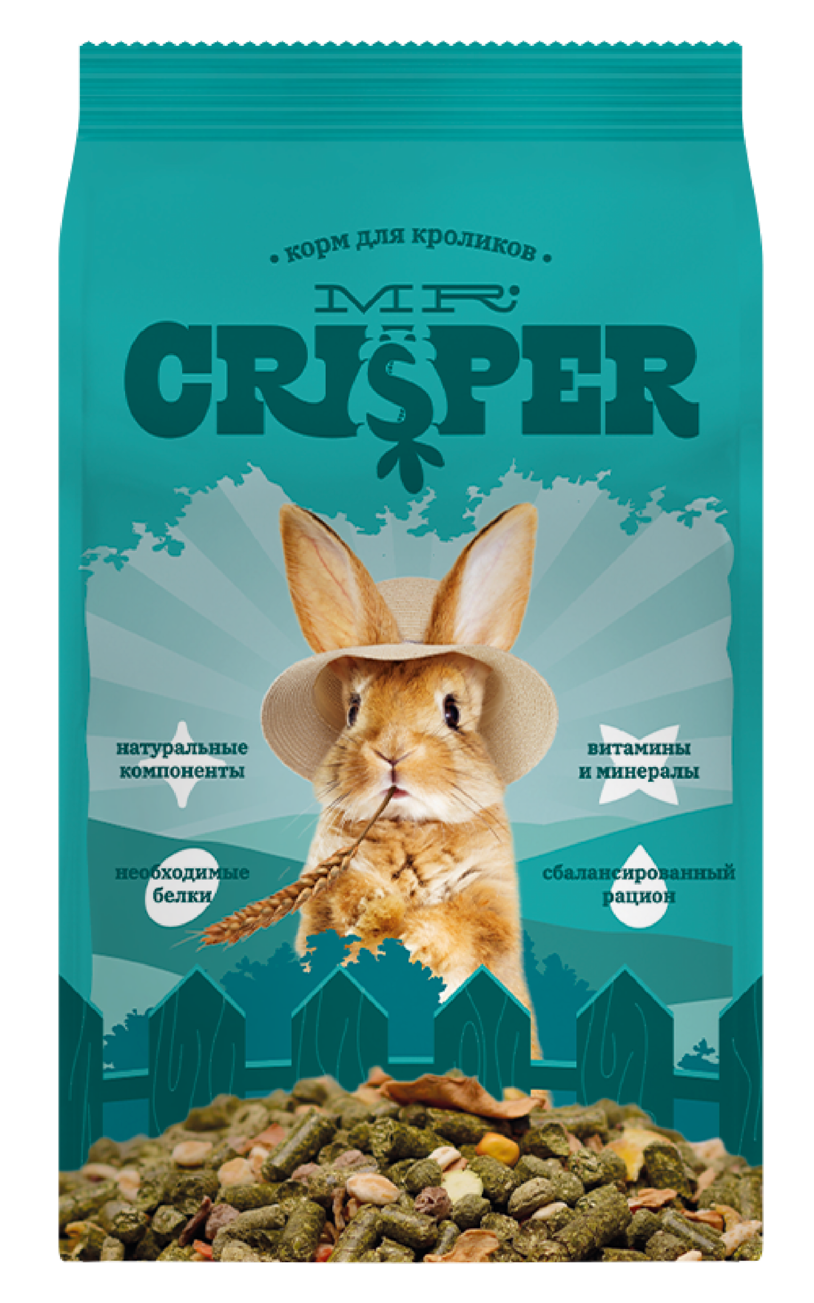 MR.Crisper Корм для кроликов 900 г 11бо21 0.900 кг 51419