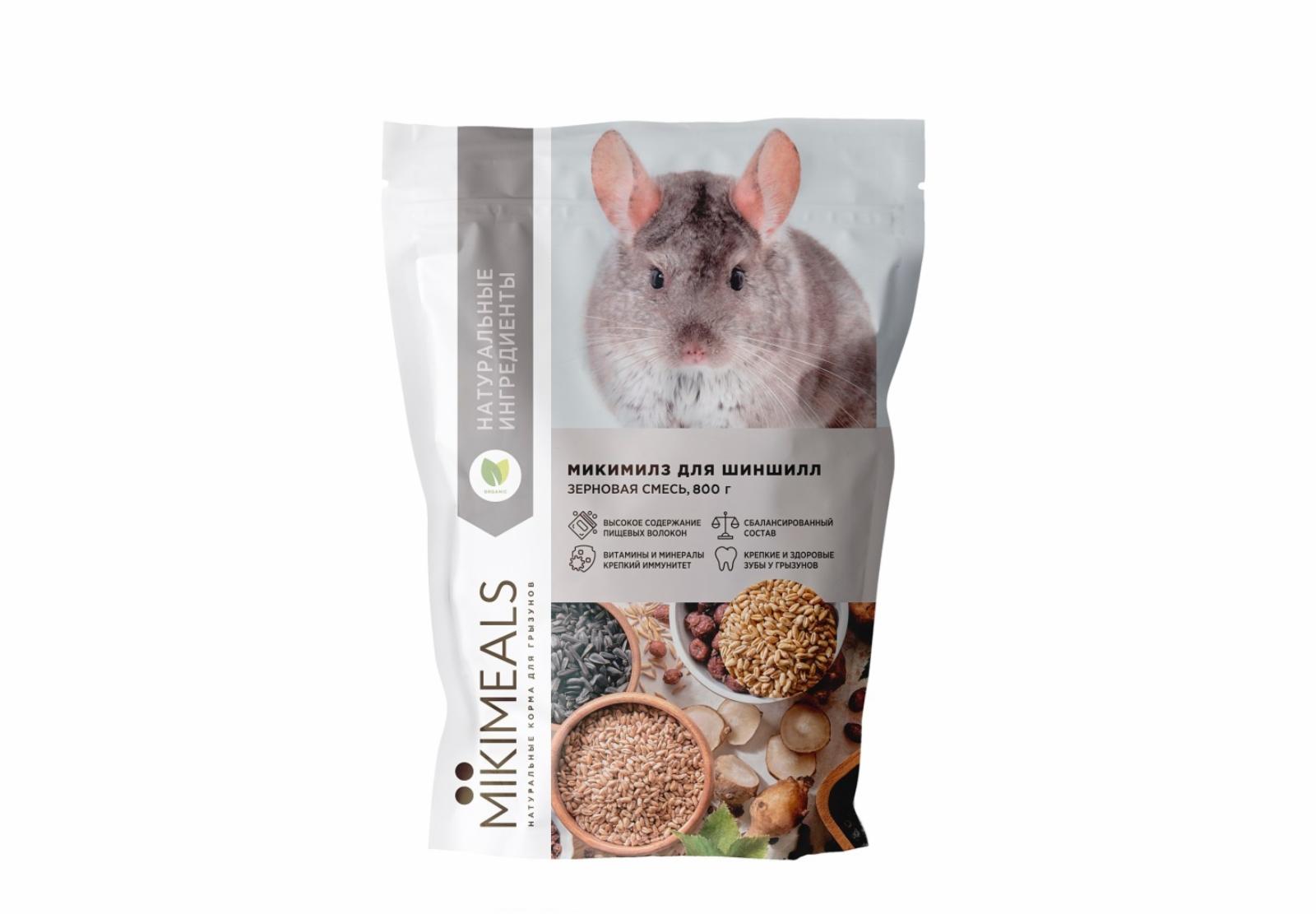 Mikimeals Корм для шиншилл KS4003 0.400 кг 64381, 9300100484