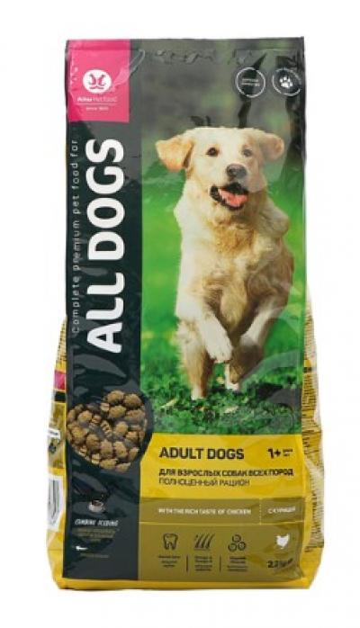 All Dogs Сухой корм для взрослых собак с курицей 54 AL 881 20,000 кг 17731