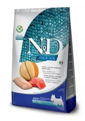 Farmina N&D OCEAN для собак MINI лосось, треска, дыня 2,5 кг НОВИНКА, 