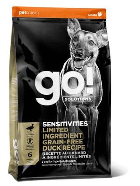 GO! Беззерновой для щенков и собак со свежей уткой для чувст. пищеварения (GO! SENSITIVITIES Limited Ingredient Grain Free Duck Recipe DF 2412) 1303085 9,980 кг 37538