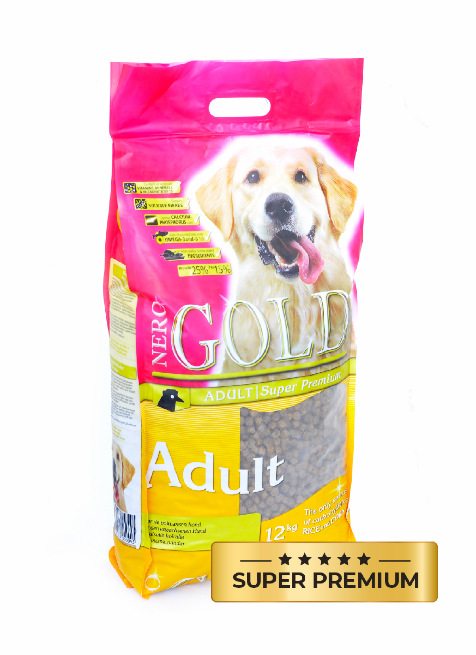 NERO GOLD super premium Для Взрослых собак: Курица и рис (Adult) 12,000 кг 10209