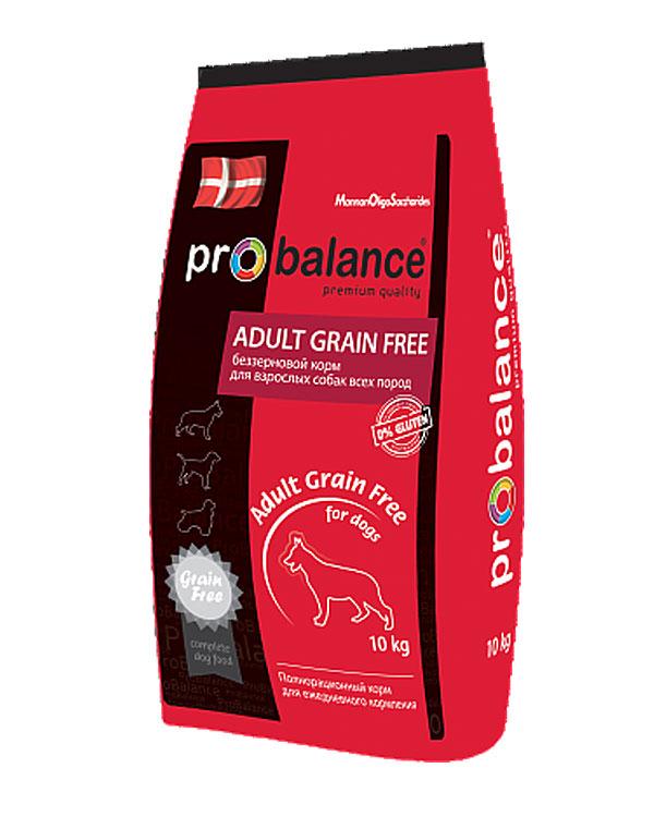 ProBalance Adult Grain Free Корм сухой для взрослых собак всех пород 10 кг