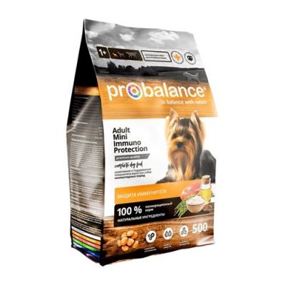 Probalance Сухой корм для миниатюрных собак всех пород укрепление и поддержание иммунитета 33 PB 263 0,500 кг 54863
