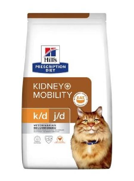 Hills Prescription Diet Сухой корм для кошек KD + Mobility лечение почек + поддержка суставов 606384 1,500 кг 59510