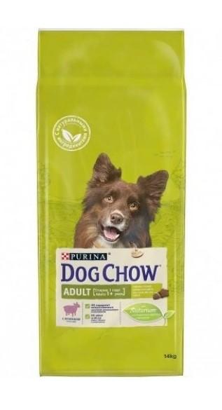 Dog Chow ADULT корм для взрослых собак ягненок 14 кг