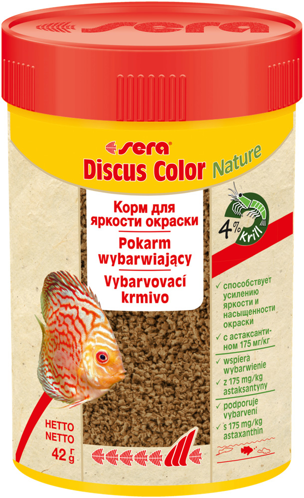 Сера Корм для дискусов DISCUS COLOR RED 100 мл 45 г (S0332)