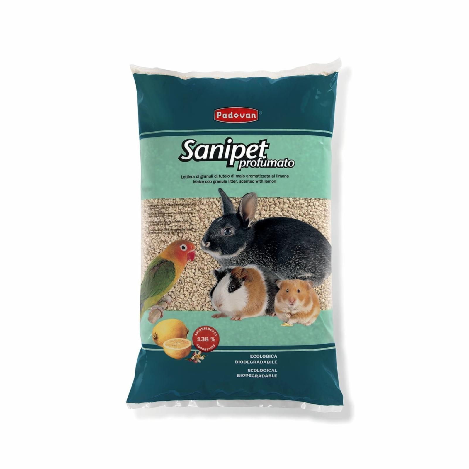 Padovan Наполнитель кукурузные гранулы для грызунов 4л (SANIPET profumato) 003PP00032 2.000 кг 62808